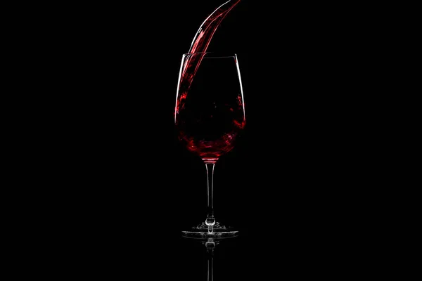 Red wine pouring — Stock Photo, Image