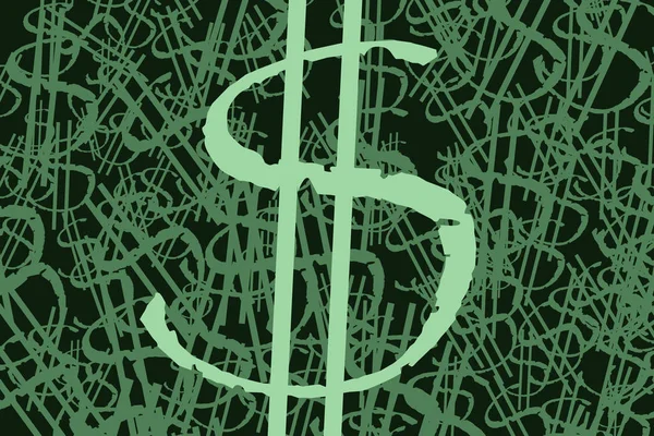 Dollar Symbol bakgrund — Stockfoto