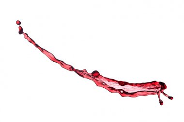 Bir damla kırmızı şarap. 