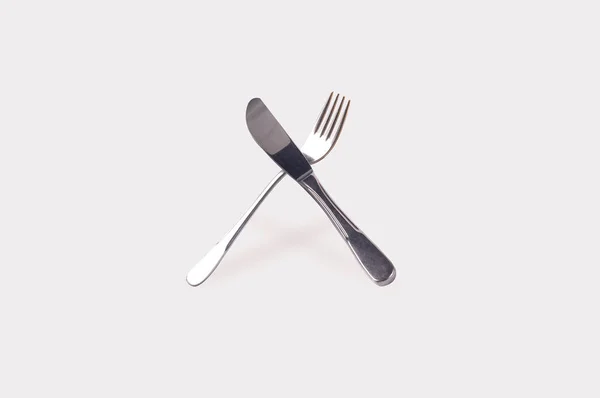 Coltello e forchetta — Foto Stock