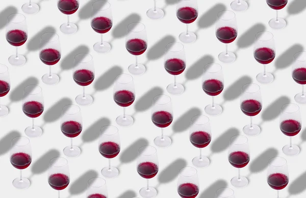 Fond de verres à vin rouge — Photo