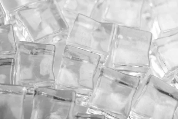 Ice cubes, ice background — Stock Photo, Image