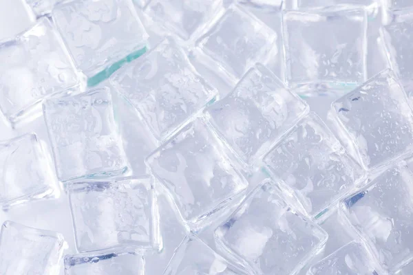 Cubitos de hielo, fondo de hielo — Foto de Stock