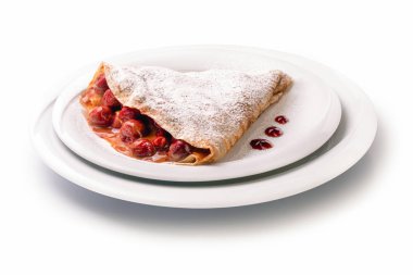 Vişne reçeli izole ile Krep 