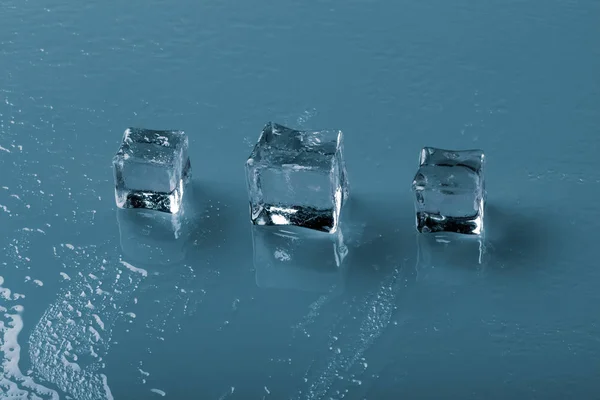 Conjunto de cubitos de hielo — Foto de Stock