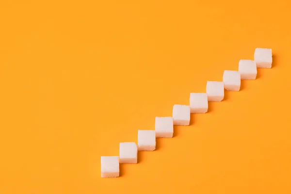 Şeker küpleri merdiven — Stok fotoğraf