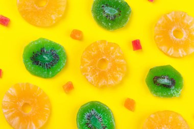 kivi ve ananas arka plan