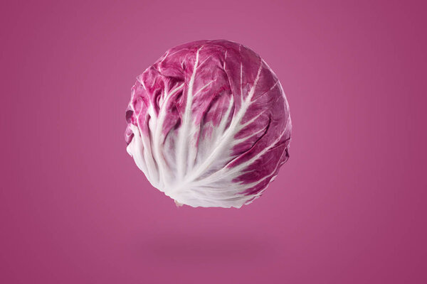 whole red radicchio