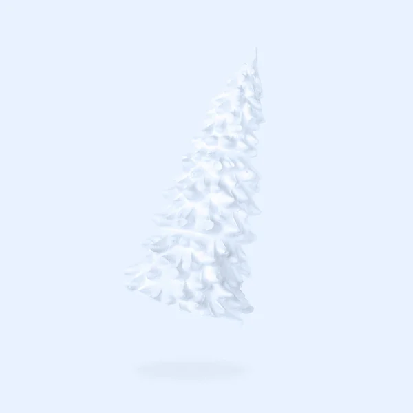 Levitating Christmas tree — Stock Photo, Image