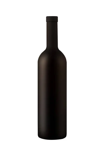 Матовая бутылка вина — стоковое фото