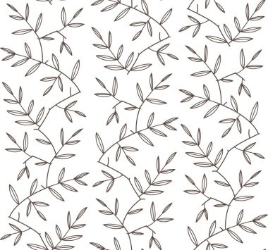 Dalları ve soyut tasarım bırakır