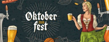 Hop bitki bitkiler yaprak ve kulak arpa ile ayarlayın. Vektör vintage oyulmuş çizim.