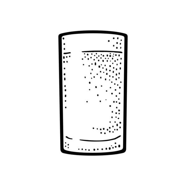 Скляна Горілка Вінтажні Векторні Чорні Гравюри Ілюстрації Ізольовані Білому Тлі — стоковий вектор