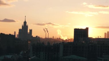 Moskova'da günbatımı