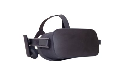 Sanal gerçeklik kulaklığı izole edilmiş.