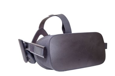 Sanal gerçeklik kulaklığı izole edilmiş.