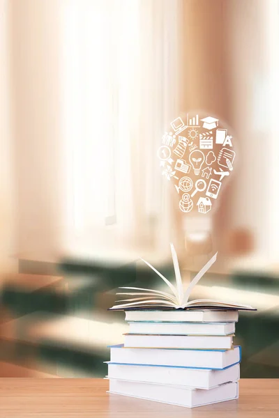 Fikirler için kitap arkaplanı