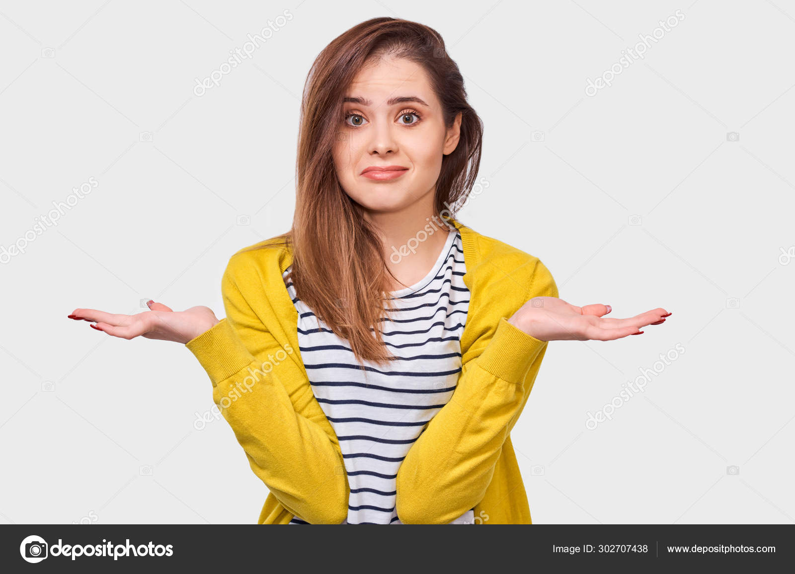 girl with the yellow cardigan