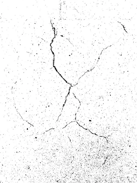 Texture Calcestruzzo Fessurato Grunge Sfondo Astratto Sovrapposizione Angosciata Vostro Disegno — Vettoriale Stock