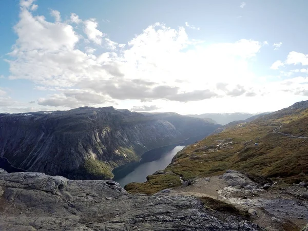 Mountain landscapes of summer Norway