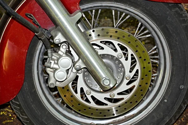 Motorcycle Motorcycle Part Wheel — Stock Photo, Image