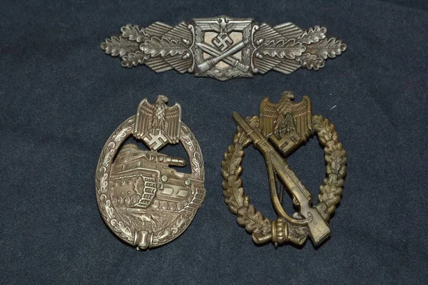 戦車兵第二次世界大戦におけるドイツの勲章 ストックフォト