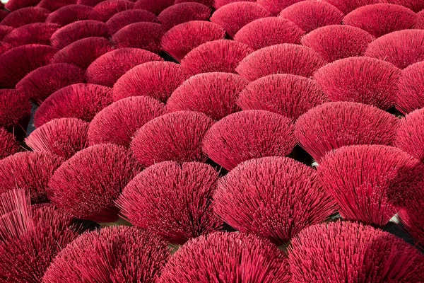 the production of traditional Vietnamese incense at the workshop in a village near Hanoi city, Vietnam