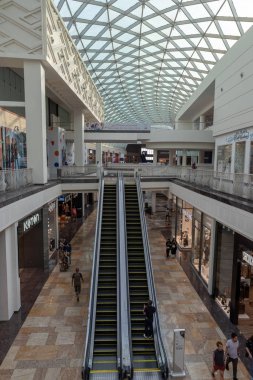 Dubai, Birleşik Arap Emirlikleri 16 Kasım 2018, Dubai Festival City Mall Festival City bölgesinde Ramazan sırasında orada bulunan dekorasyon çok ve sunar