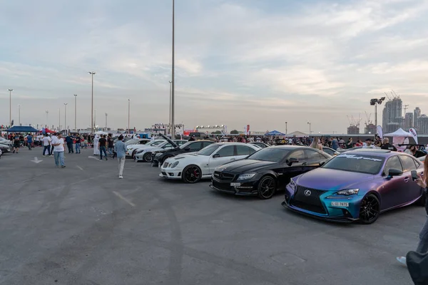 Novembro 2018 Gulf Car Festival Dubai Emirados Árabes Unidos Evento — Fotografia de Stock