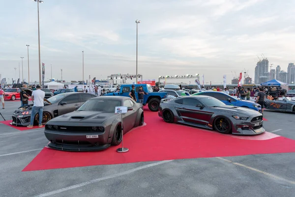 Listopadu 2018 Gulf Car Festival Dubaj Spojené Arabské Emiráty Dny — Stock fotografie