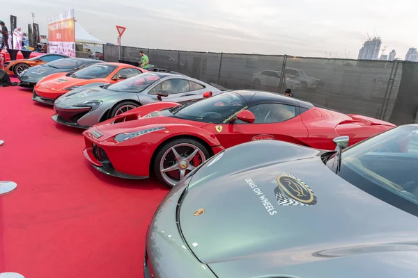 Listopadu 2018 Gulf Car Festival Dubaj Spojené Arabské Emiráty Dny — Stock fotografie