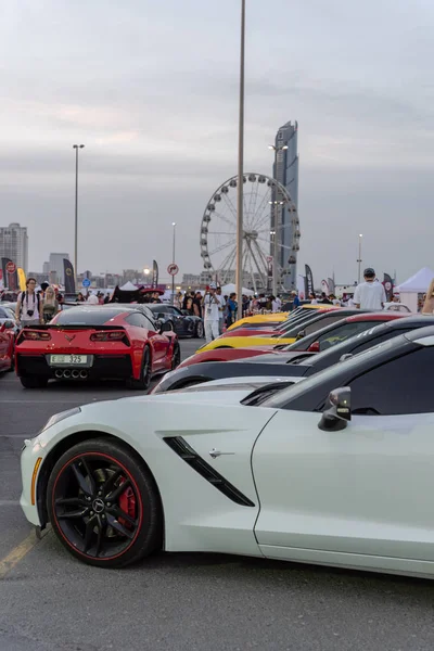 Listopadu 2018 Gulf Car Festival Dubaj Spojené Arabské Emiráty Dny — Stock fotografie