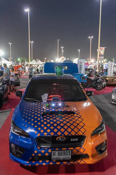 Listopadu 2018 Gulf Car Festival Dubaj Spojené Arabské Emiráty Dny — Stock fotografie
