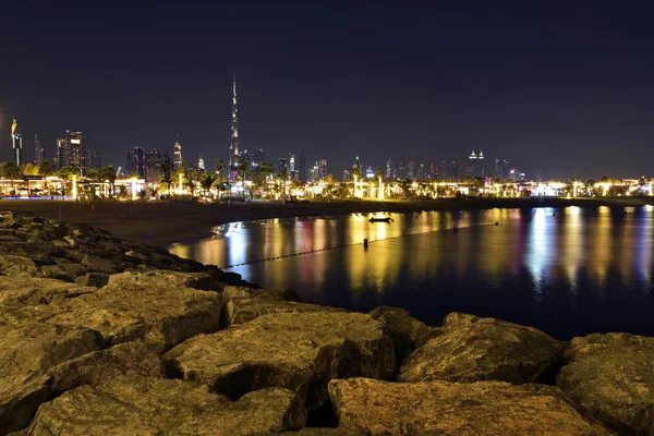 Дубайская Линия Мер Фахх Зайед Роуд Центра Дубая Объединенные Арабские — стоковое фото