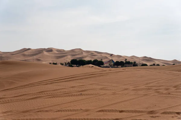 Sharjah Zona Desertica Uno Dei Luoghi Più Visitati Roading Fuoristrada — Foto Stock