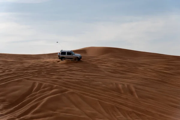 Großer Roter Und Rosafarbener Felsen Sharjah Vereinigte Arabische Emirate Dezember — Stockfoto