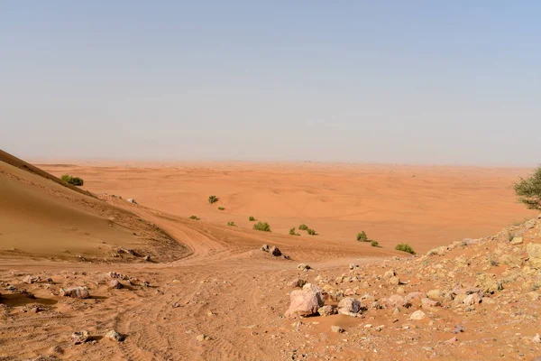 Pink Rock Sharjah Zona Desertica Uno Dei Luoghi Più Visitati — Foto Stock