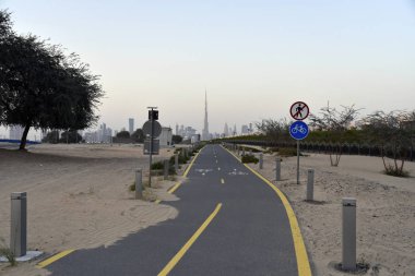 Nad Al Sheba Bisiklet parça road, Dubai, Birleşik Arap Emirlikleri Dubai manzarası