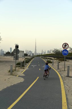 Nad Al Sheba Bisiklet parça road, Dubai, Birleşik Arap Emirlikleri Dubai manzarası