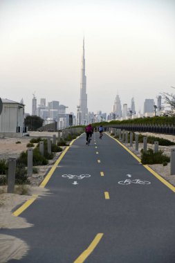 Nad Al Sheba Bisiklet parça road, Dubai, Birleşik Arap Emirlikleri Dubai manzarası