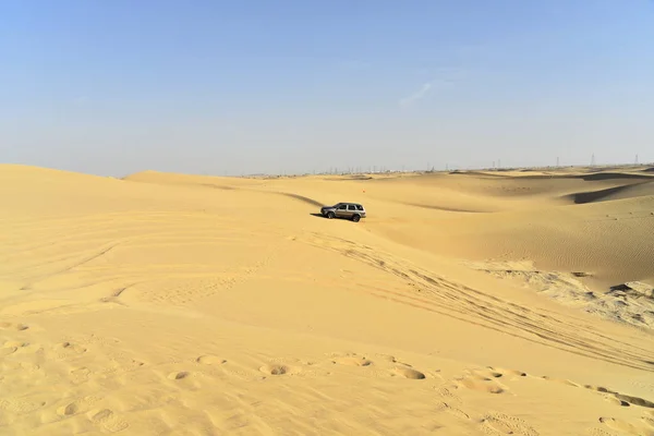 Cerca Lisalli Los Lagos Qudra Roads Aventura Desert Safari Dubai —  Fotos de Stock