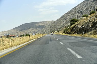 Şiraz'dan önce yol görünümü, Fars Province, İran