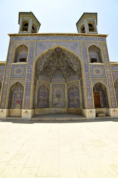 Nasir-OL-molk Mosque of Pink Mosque, Shiraz, provincie Fars, Iran — Stockfoto
