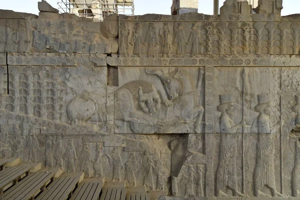 Persepolis (Takht-e-Jamshid eller Skatt e Jamsid eller Tron av Jamshi – stockfoto