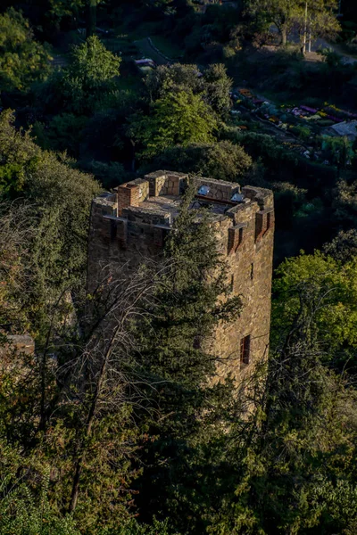 stock image Old Tbilisi, Tbilisi, Georgia, October 17, 2019, Arial view of T