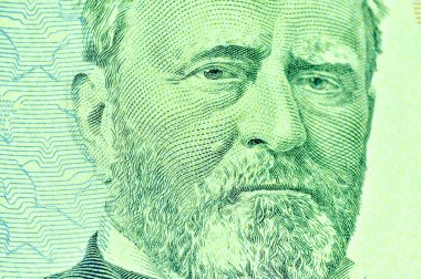 Amerika Birleşik Devletleri 'nin yakın plan banknotları, ABD' nin ABD para birimi.