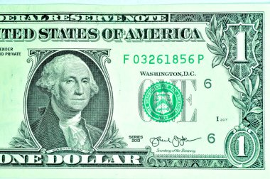 Amerika Birleşik Devletleri 'nin yakın plan banknotları, ABD' nin ABD para birimi.