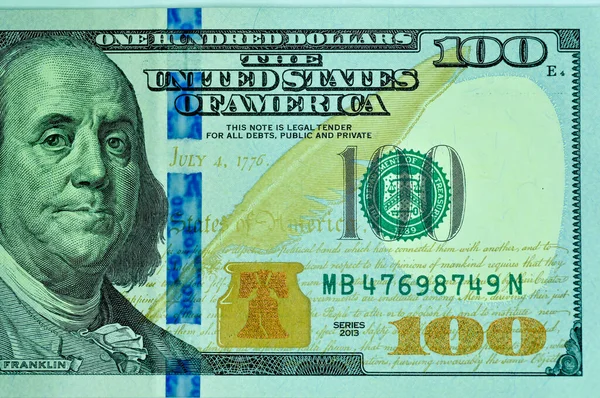 Närbild Amerikas Förenta Staters Dollarsedlar Usd Valuta Usa — Stockfoto