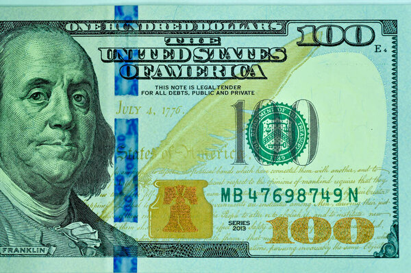 Close-up United State of America Dollar bank notes, USD Currency, USA