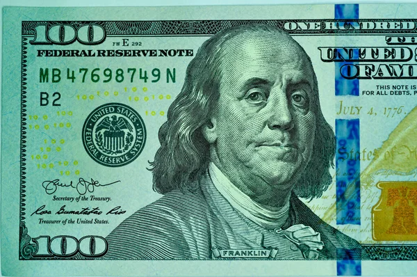 Großaufnahme Vereinigte Staaten Von Amerika Dollar Banknoten Usd Währung Usa — Stockfoto